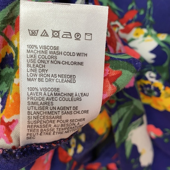 Maeve Floral Front Tie Button Down - Picture 9 of 9